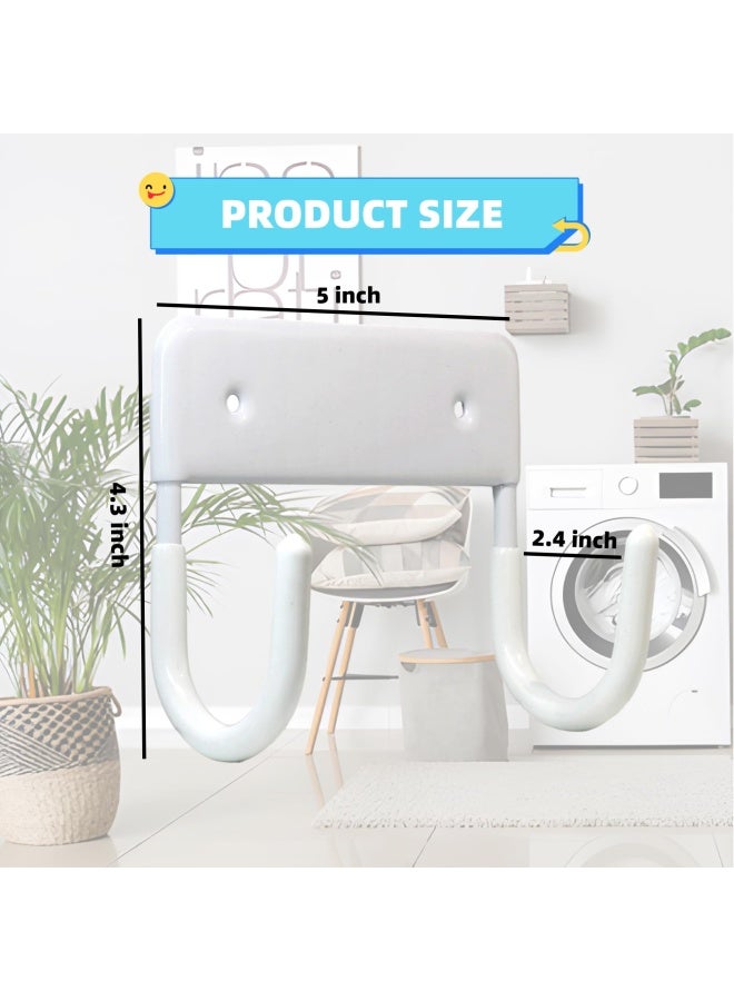 Hai Ironing Board Hanger Wall Mount Ironing Board Holder Organizer Wall Rack Wall Mounted Ironing Board Holder Shelf For Laundry Rooms White