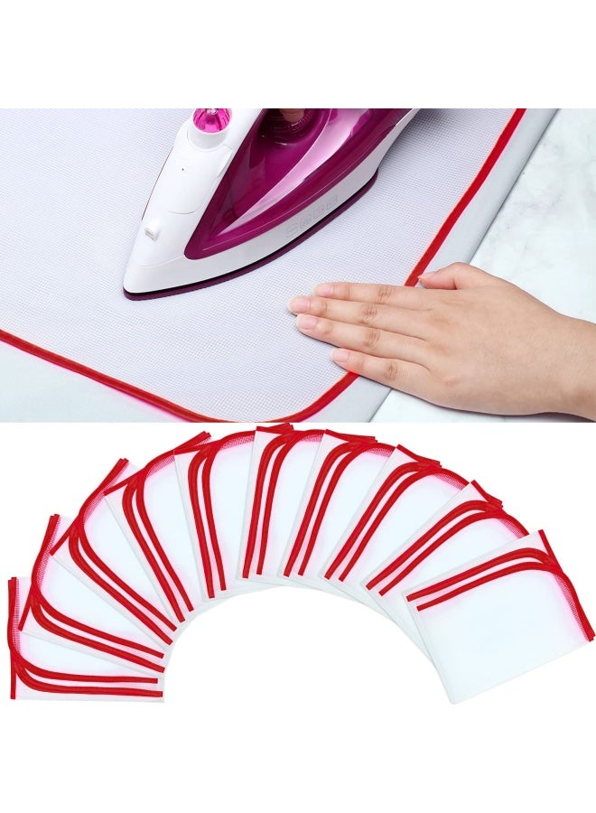 Protective Ironing Scorch Mesh Cloth Scorch Saving Ironing Protector Pressing Cloth Pad For Easy Ironing And Protection 4 Pieces