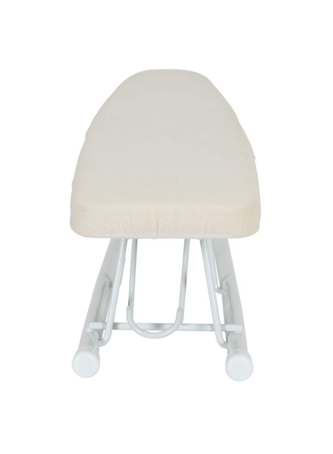 Basic Sleeve Mini Ironing Board  Natural Cover And White Finish  4.5 X 20 Ironing Surface