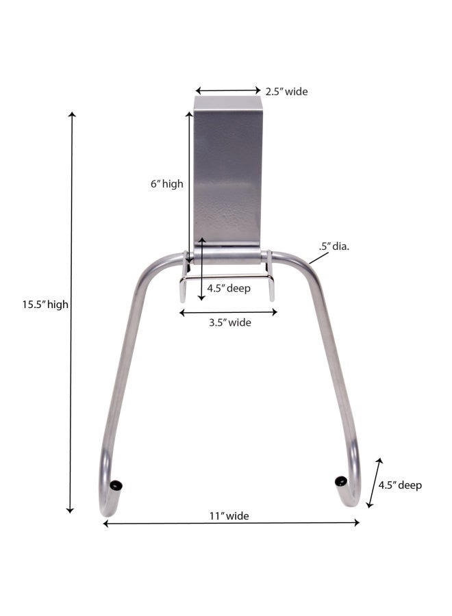 Household Essentials Over The Door Ironing Board Holder Silver