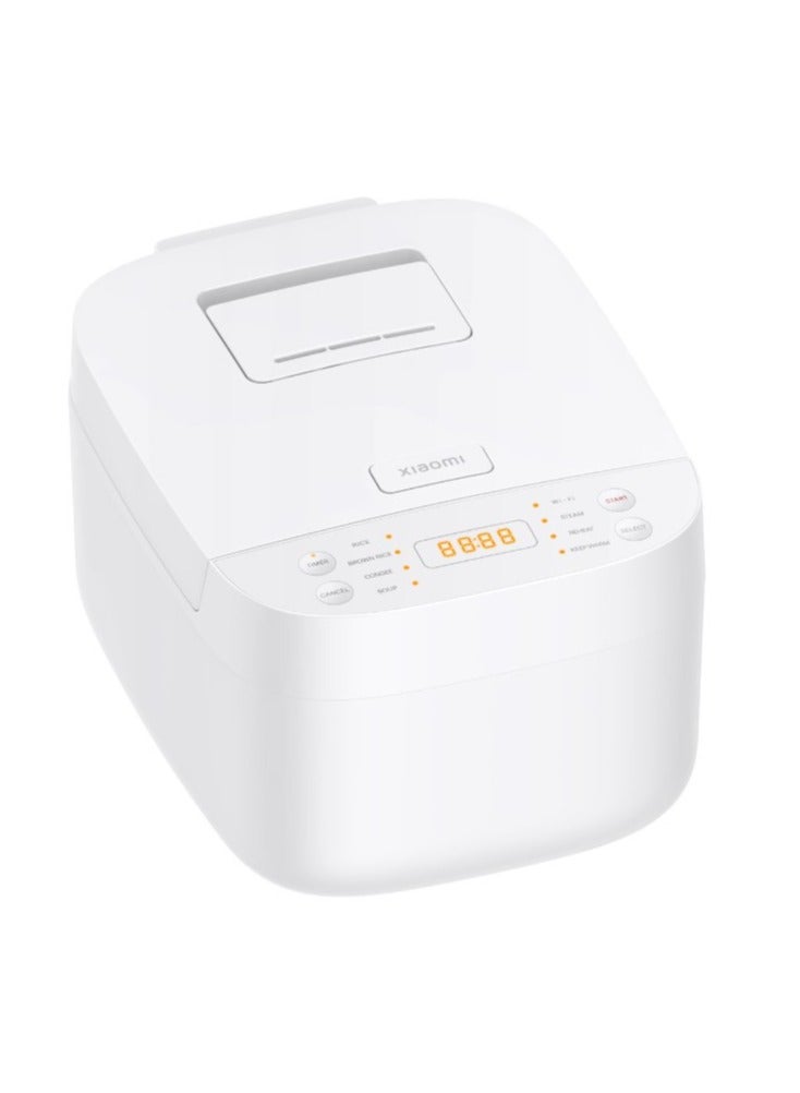 Smart Multifunctional Rice Cooker | 1L Rice Capacity | 3L Water Capacity | Mi Home App control | 3 L 675 W MFB120A-1 | BHR7925UK White