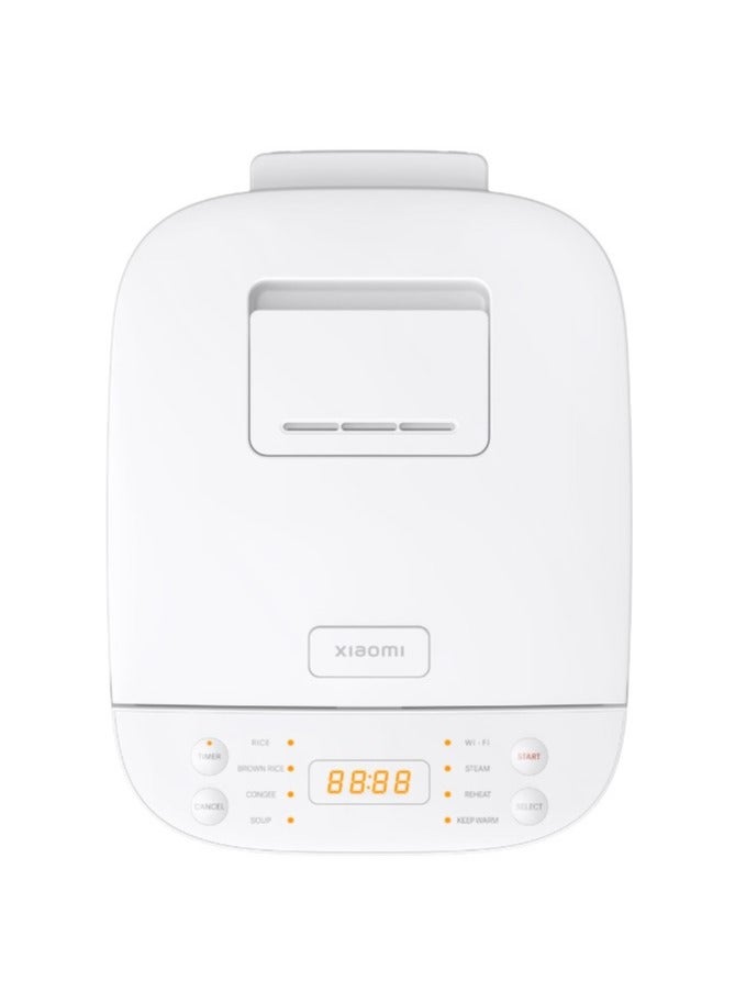 Smart Multifunctional Rice Cooker | 1L Rice Capacity | 3L Water Capacity | Mi Home App control | 3 L 675 W MFB120A-1 | BHR7925UK White