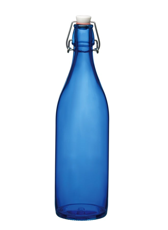 Bormioli Rocco Giara Bottle 3375 Ounce Blue