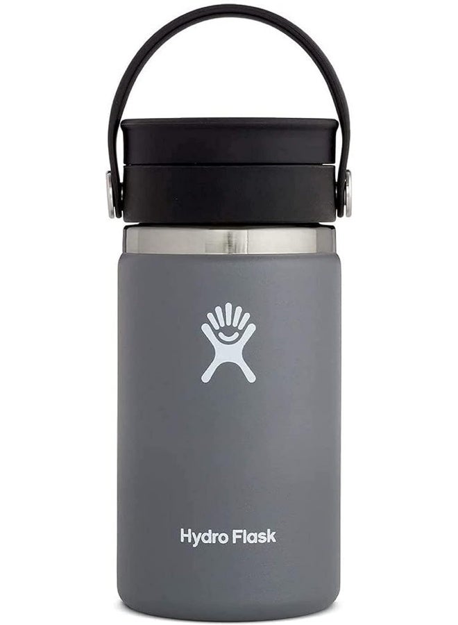 Hydro Flask Travel Coffee Flask 473 Ml 16 Oz Vacuum Insulated Stainless Steel Travel Mug With Leak Proof Flex Sip Lid Bpa Free Wide Mouth Stone