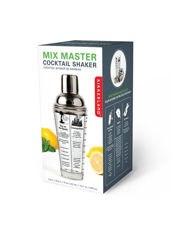 Kikkerland Mix Master Cocktail Shaker