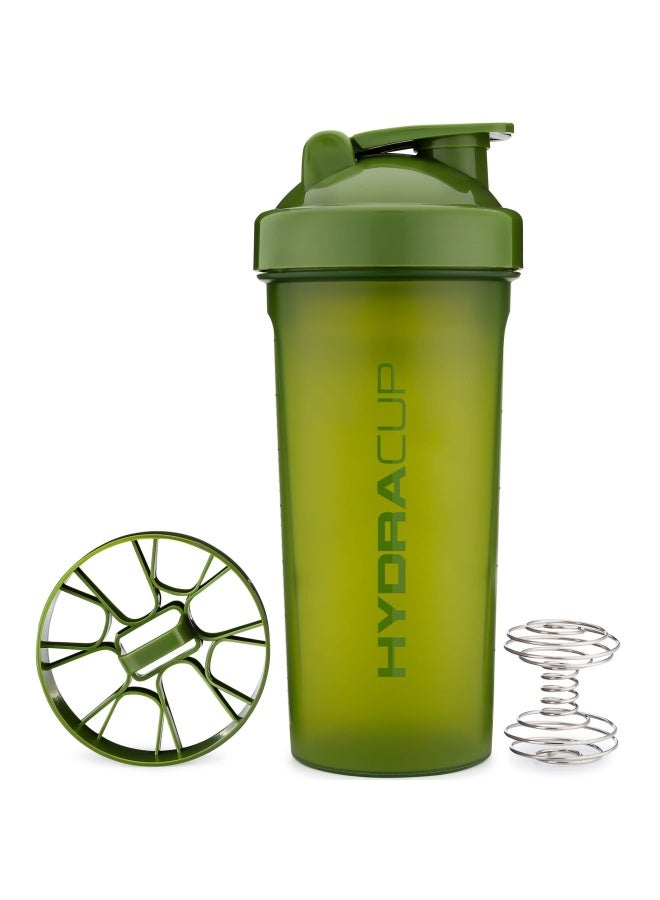 Hydra Cup 3 Pack - Extra Large Shaker Bottle  45-Ounce Shaker Cup With Dual Blenders For Mixing Protein  From