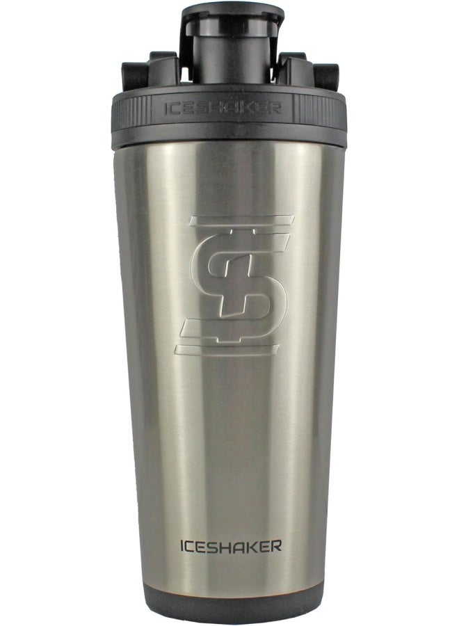 Ice Shaker 770Ml Stainless Steel Insulated Water Bottle Protein Mixing Cup - Holds Ice For 30+ Hours As Seen On Shark Tank