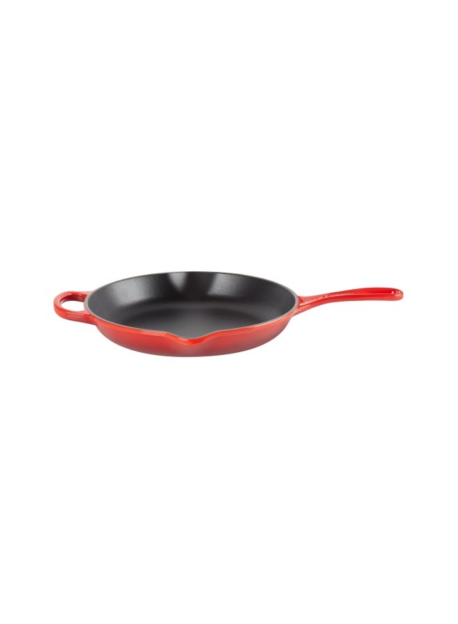 Le Creuset Signature Iron Handle Skillet  10-1 4-Inch  Cerise  Cherry Red