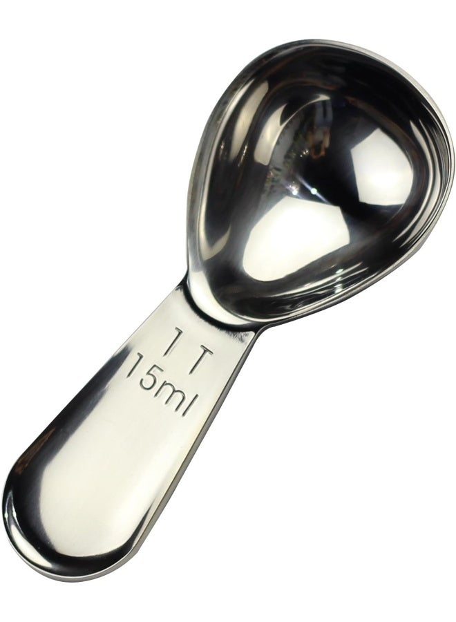 15Ml Scoop Tablespoon Measuring Spoon Teaspoon Short Handle Set Of 1 (1 Tbsp-15Ml) For Coffee Measuring Or Baking