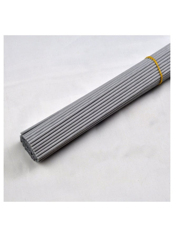 100 X Replacement Fibre Diffuser Sticks For Fragrance Aroma 20 Cm X 3 Mm Grey