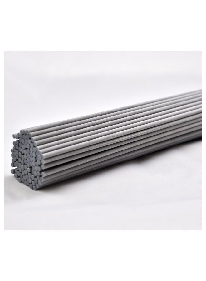 100 X Replacement Fibre Diffuser Sticks For Fragrance Aroma 20 Cm X 3 Mm Grey