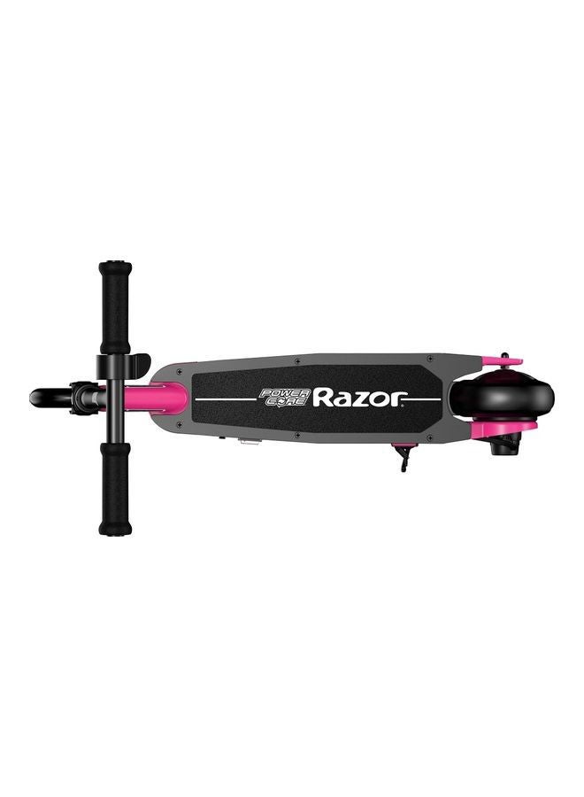 Kids Power Core S80Electric Scooter For Age 8 and Up, Power Core High-Torque Hub Motor, Up to 10 mph, All-Steel Frame Pink