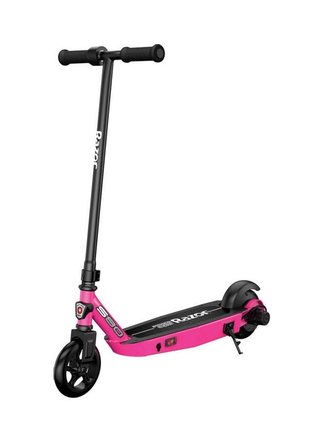 Kids Power Core S80Electric Scooter For Age 8 and Up, Power Core High-Torque Hub Motor, Up to 10 mph, All-Steel Frame Pink