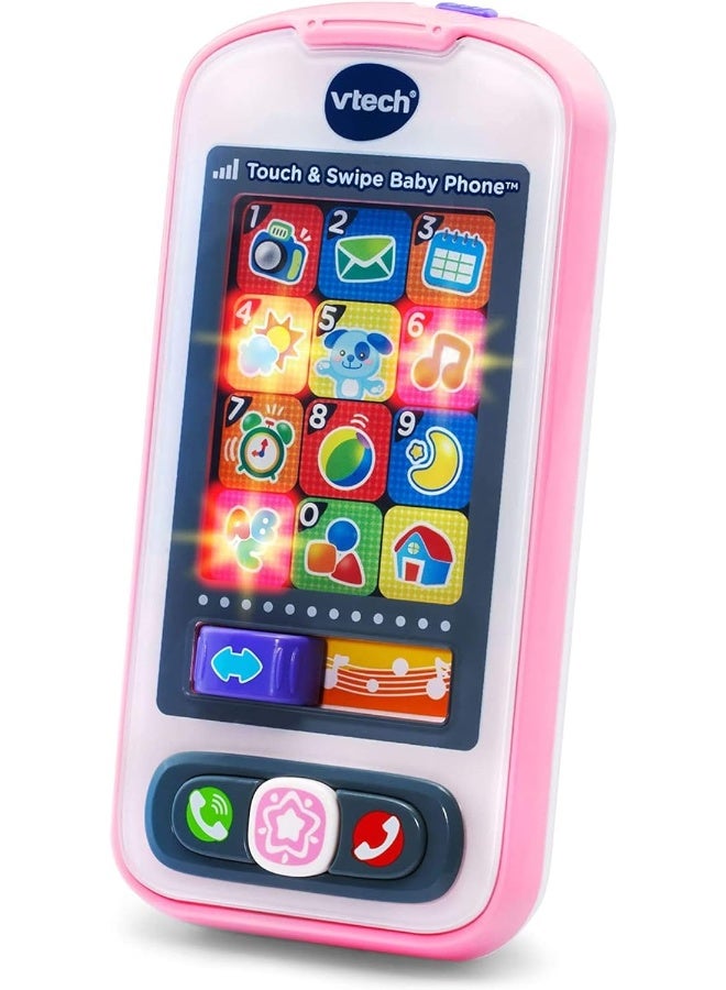 VTech Touch and Swipe Baby Phone, Pink