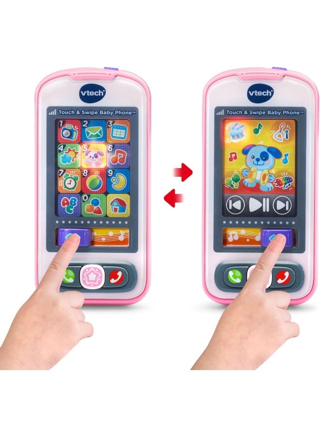 VTech Touch and Swipe Baby Phone, Pink