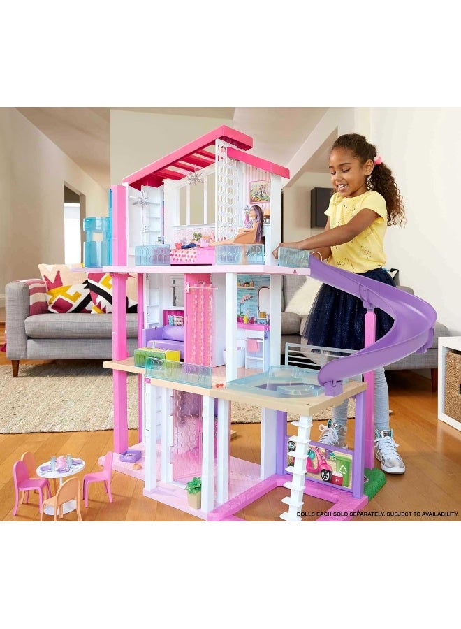 Barbie Dreamhouse Dollhouse With Pool, Slide And Wheelchair Accessible Elevator