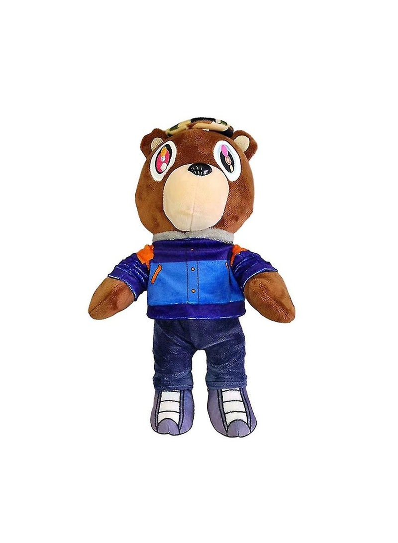 Western Graduation Kanye Teddy Bear Plush Doll Gift Stuffed Animal Toy