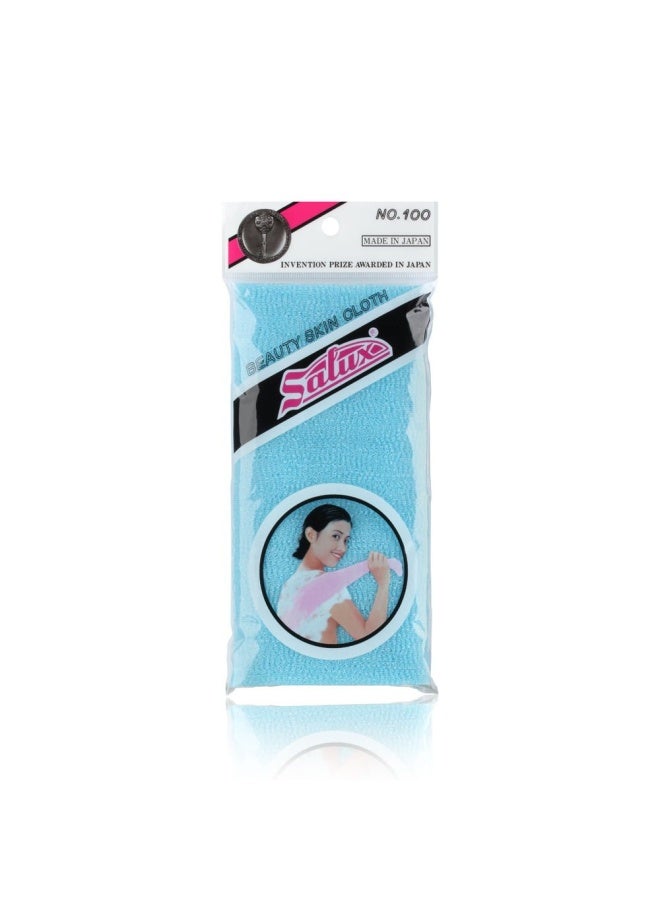 Salux Nylon Japanese Beauty Skin Bath Wash Cloth Towel  Blue