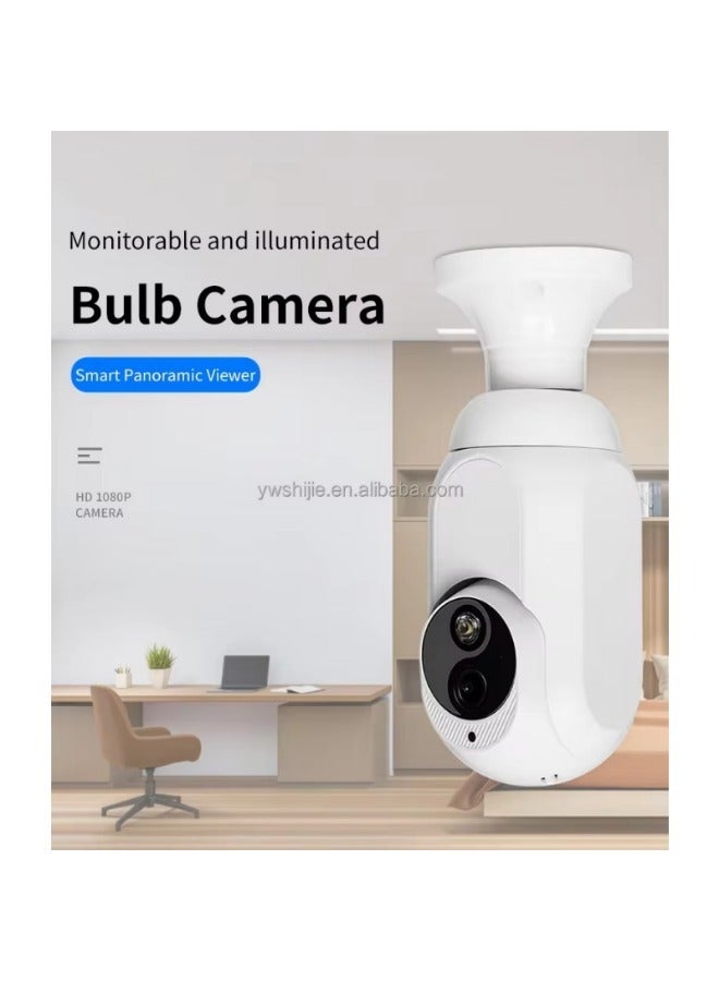 Easy and fast installation  motion detection  humanoid tracking   E27  screw  wireless  bulb security camera