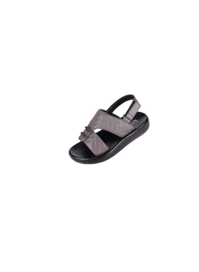 008-3574 Barjeel Uno Boys Arabic Sandals B-63073 Grey