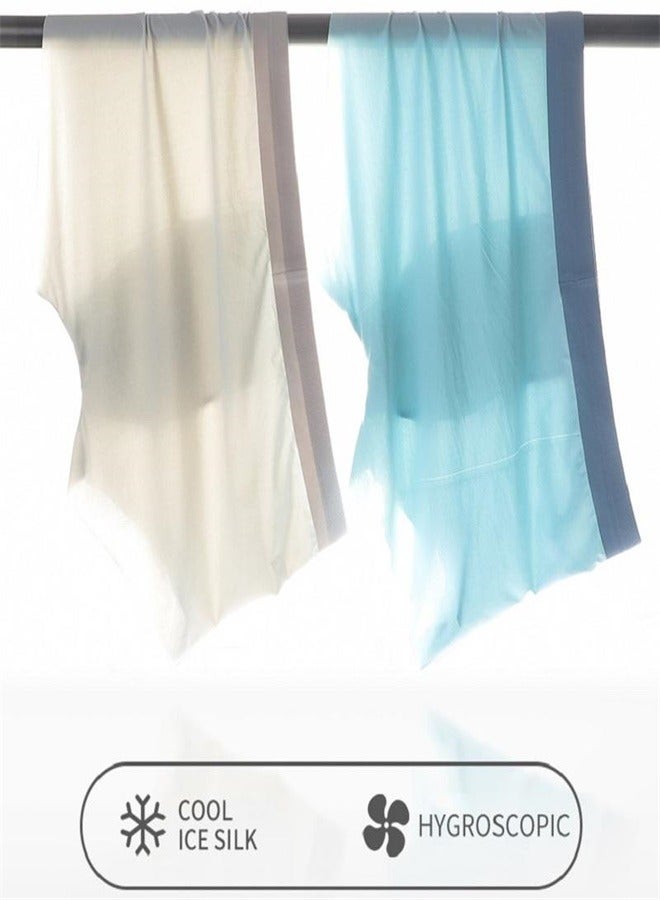 3Pcs Ice Silk Man Underwear Boxer Metal Fiber Antistatic Men Underpants Seamless Cut Hem Men's Panties Boxers Shorts Trunk
