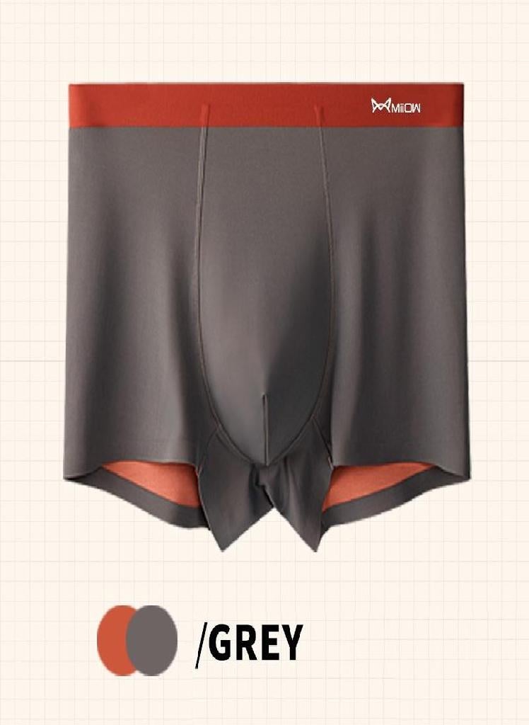 100 Branch Modal Seamless Men's Underwear Bacteriostatic Crotch Hyaluronic Acid Ice Silk Underwear 1Pcs