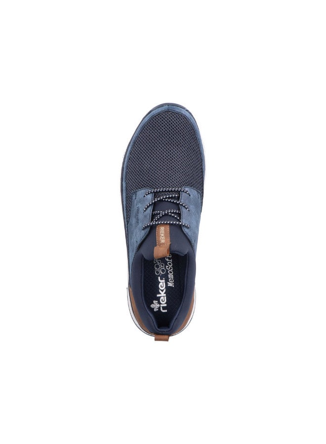 116-1089 Rieker Mens Casual Shoes 19550 Blue