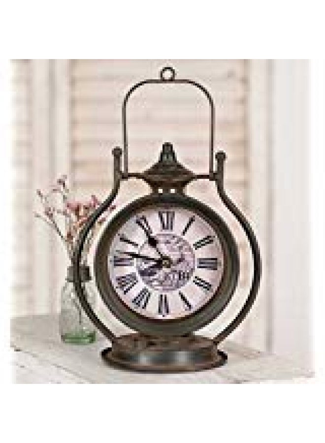 Vintage Rustic Farmhouse Retro Tabletop Clock