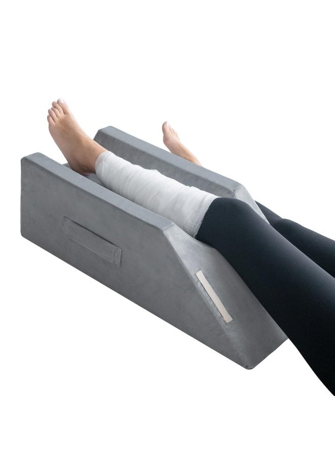 Lightease Memory Foam Leg Knee Ankle Support And Elevation Leg Pillow For Surgery