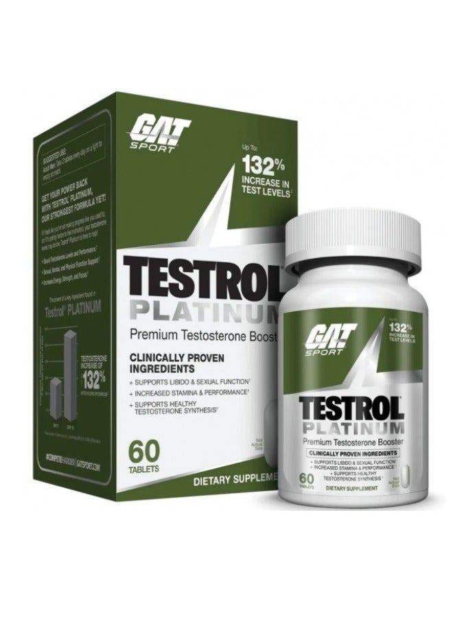 Testrol Platinum Premium Testosterone Booster 60 Capsule