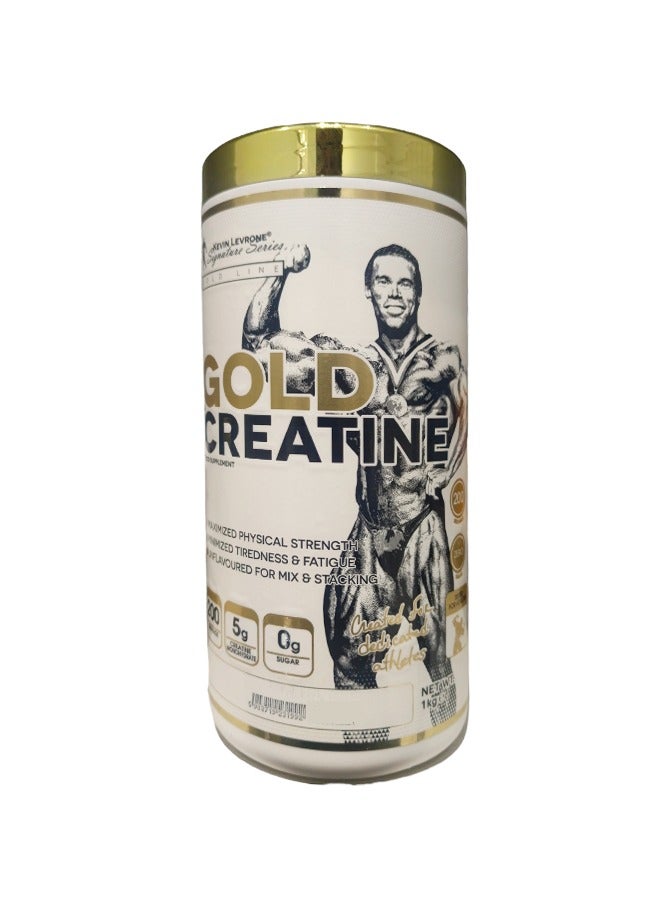 Signature Series Gold Line Gold Creatine - 1kg Unflavored Supplement for Maximum Strength & Performance