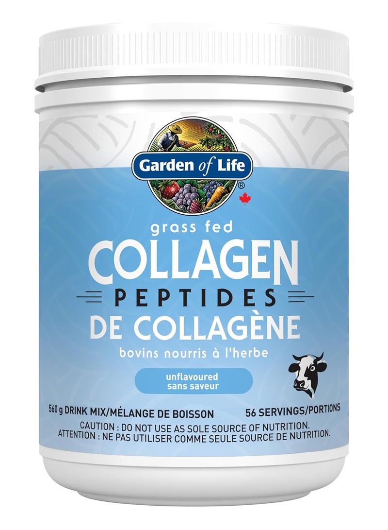 Grass Fed Collagen Peptides Unflavoured Infused With Type L And Lll And Probiotics For Hair, Skin, Nails And Joints 28 Servings 560G