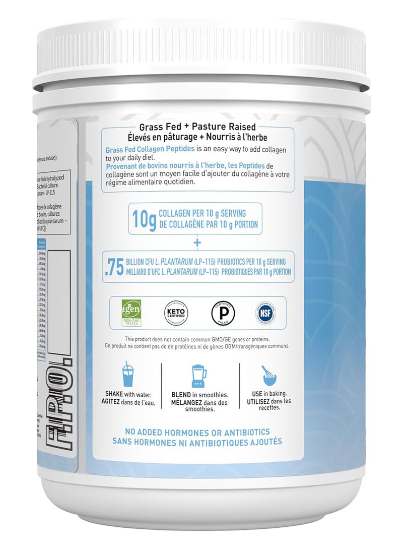 Grass Fed Collagen Peptides Unflavoured Infused With Type L And Lll And Probiotics For Hair, Skin, Nails And Joints 28 Servings 560G