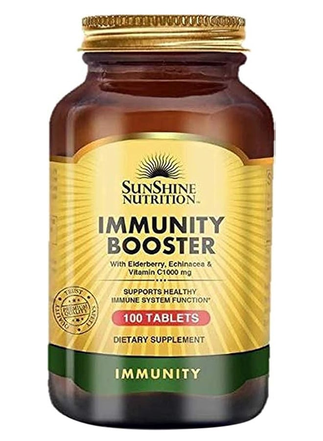 Immunity Booster Infused With Elderberry, Echinacea And Vitamin C 1000 Mg 100 Tablets