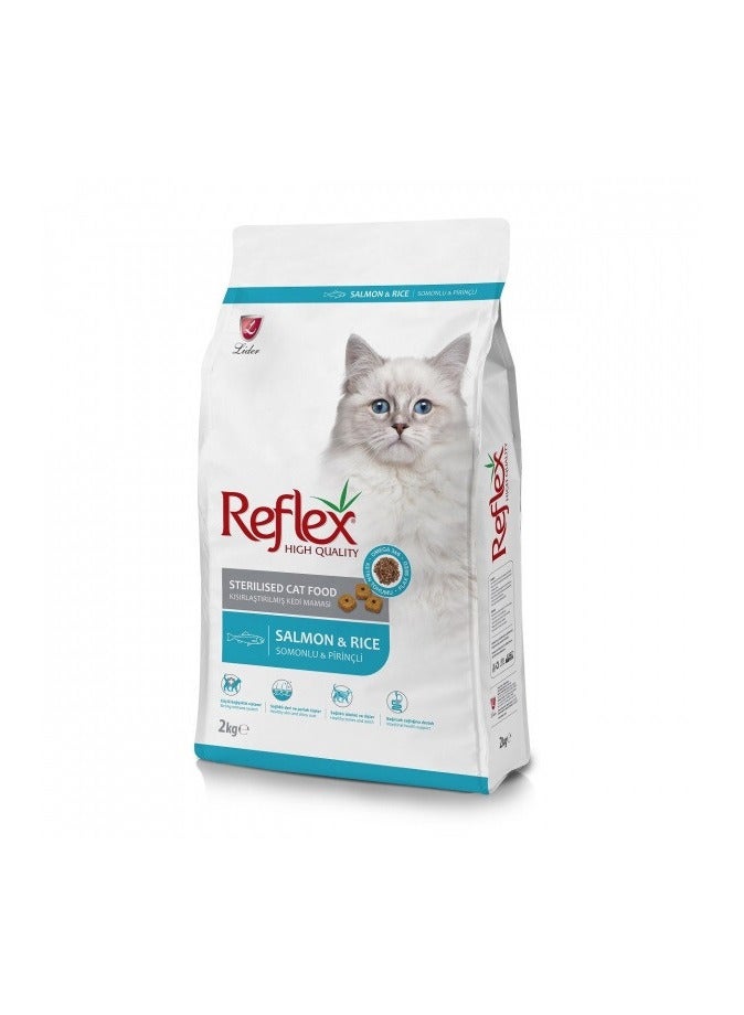 Reflex Salmon & Rice Sterilized Cat Food(2 Kg)