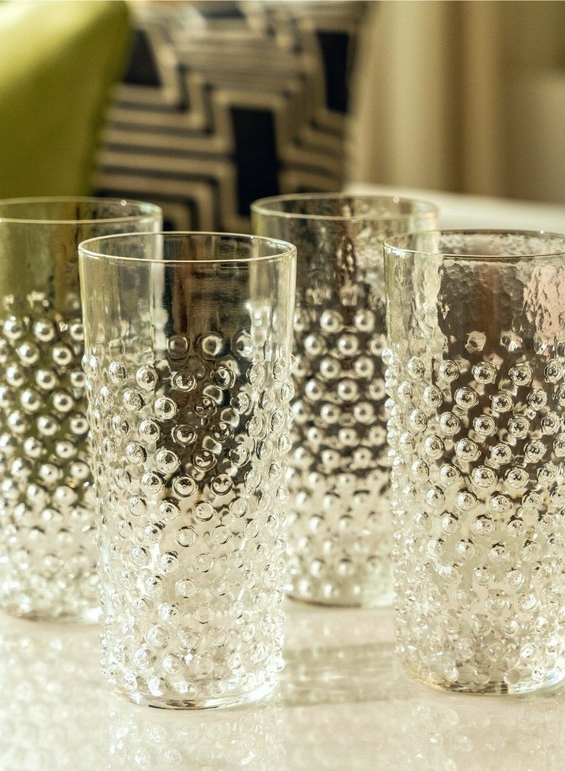 Crystal Hand-Blown Glass Tumblers - Elegant Set of 2 for Any Occasion