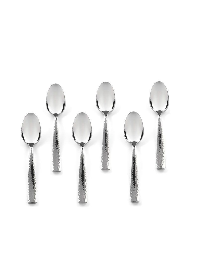 Espresso Spoons, Stainless Steel Teaspoons, Coffee Stirring Spoons,  Dessert Spoons, 4.6Inch Mini Coffee Spoons, Demitasse Coffee Serveware, Coffee Accessories for Dessert, Coffee, Tea, Set Of 6