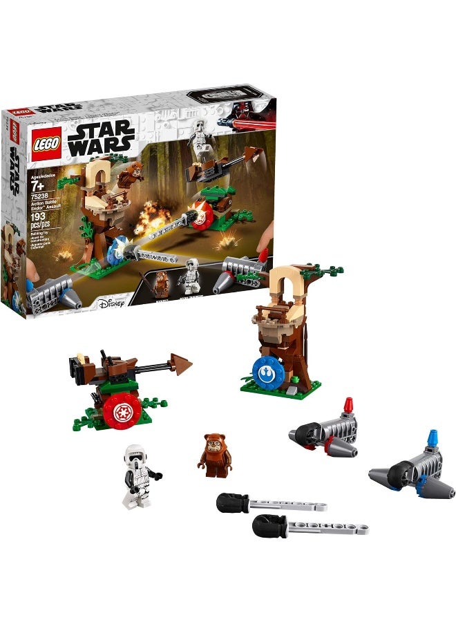 LEGO Star Wars Action Battle Endor Assault 75238 Building Kit, New 2019 (193 Pieces)