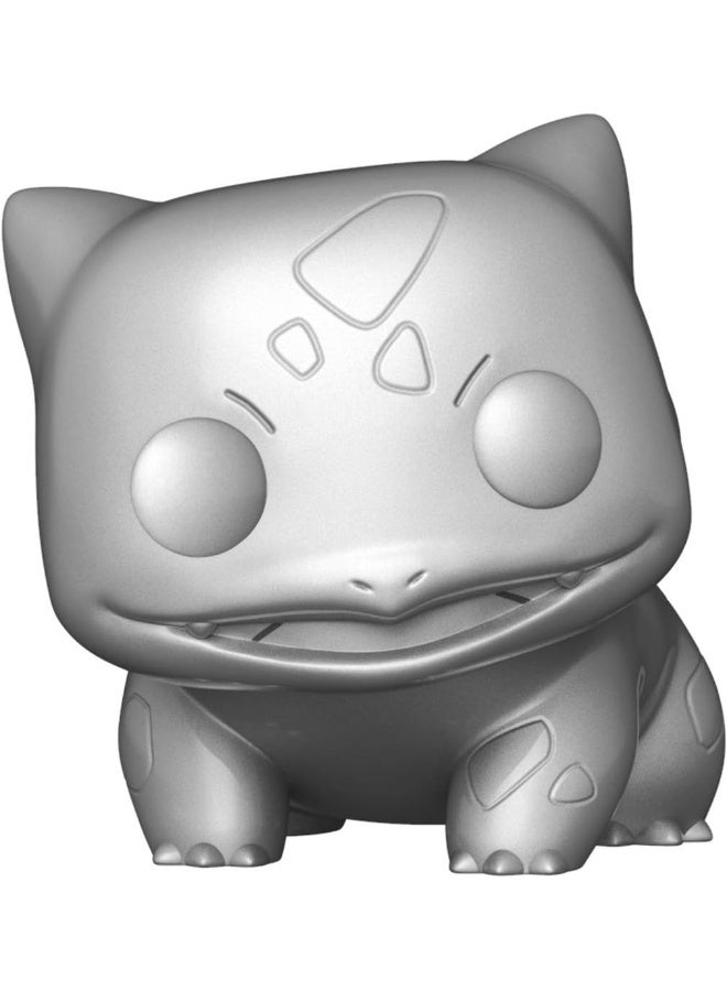 POP Games: Pokemon - Bulbasaur (Silver Metallic) Collectible Vinyl Figure, Multicolor, 3.5