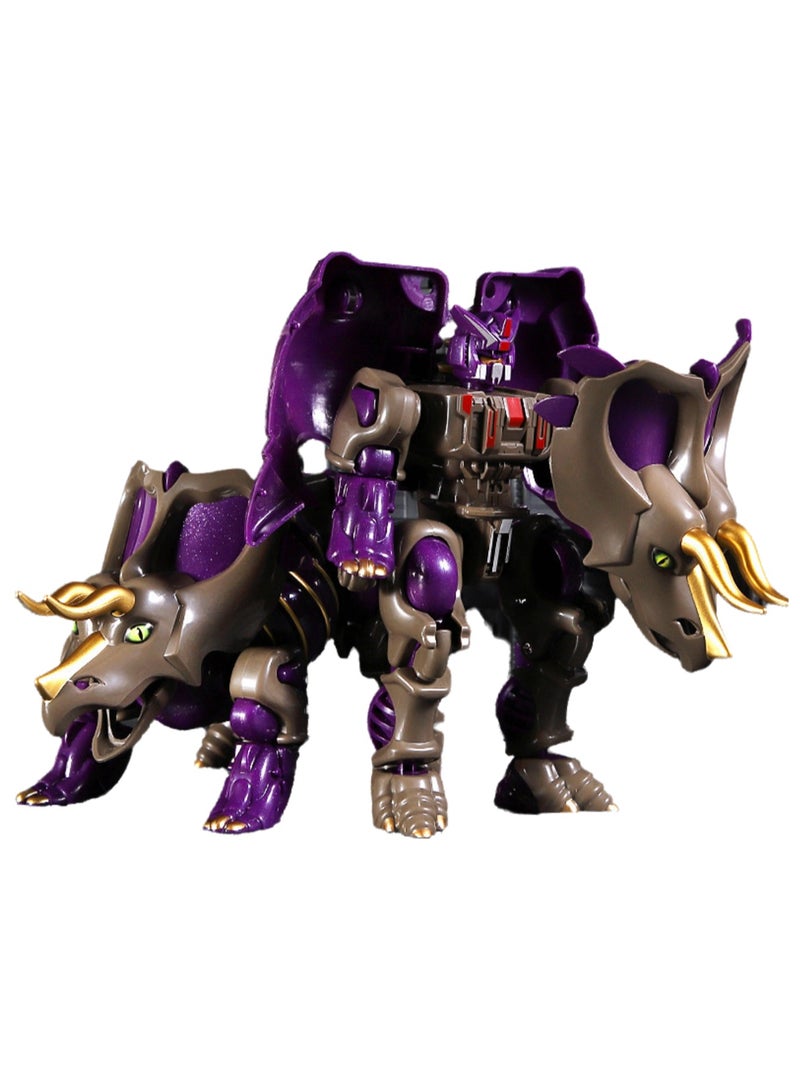 Transformed Dinosaur Toy King Kong Robot Mad Dragon Warrior Triceratops Mecha Simulation Animal Hand Model