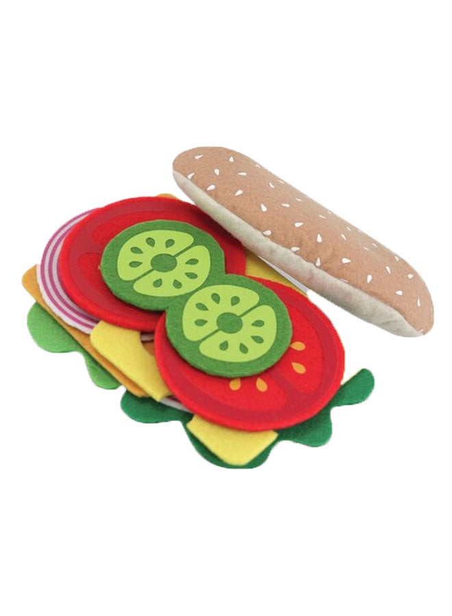 33-Piece Felt Food Sandwich Make Set