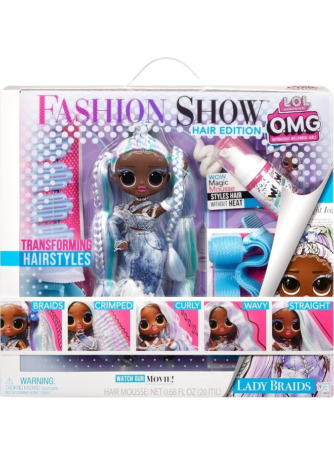 LOL Surprise OMG Fashion Show Hair Edition Dolls - LADY BRAIDS - 10