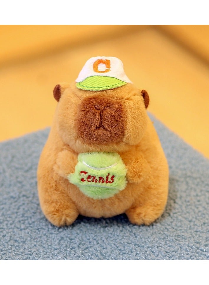 Capybara plush doll key pendant