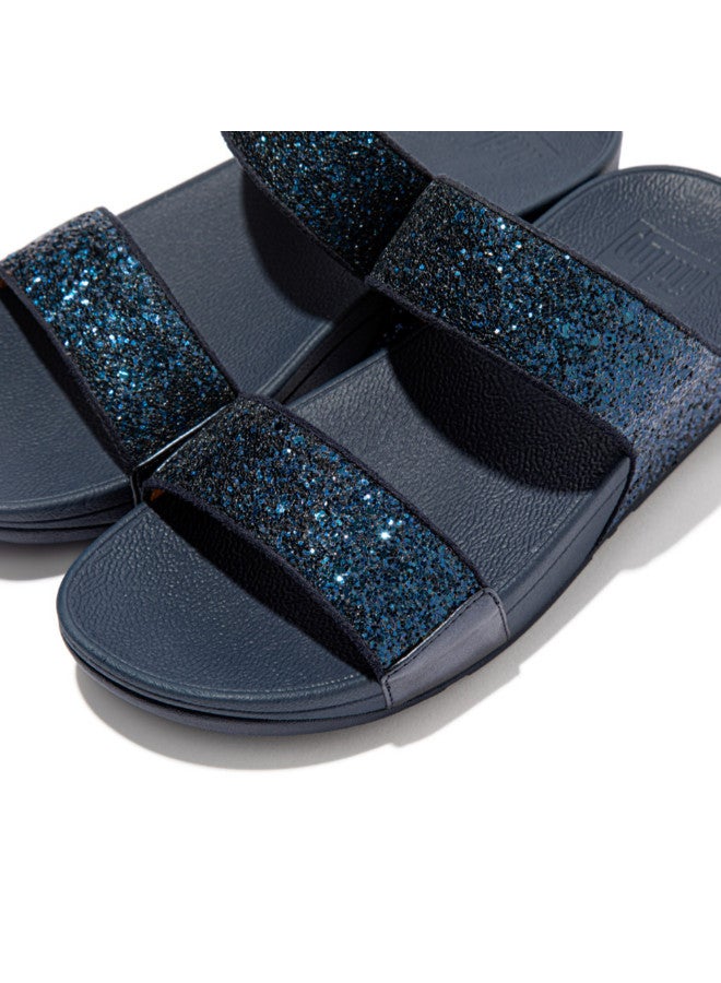 049-619 Fitflop Ladies Sandals Lulu Glitter ET3-399 Navy