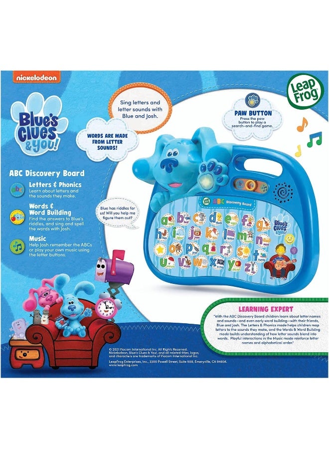 LeapFrog Blue's Clues and You! ABC Discovery Board, Blue