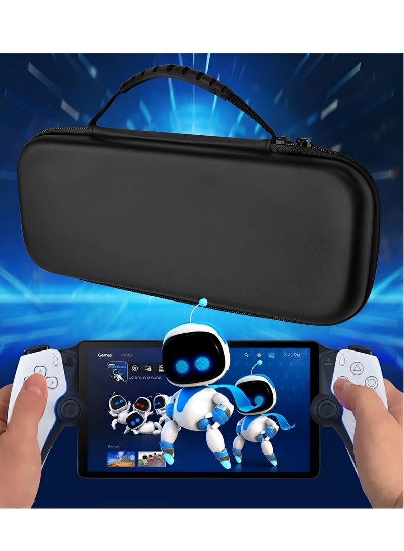 Carrying Case Compatible with PlayStation 5 Portal Remote Player Handheld Game Console, Shockproof Anti-Scratch Travel Portable Bag Accessories, PS Portal Protective Shell