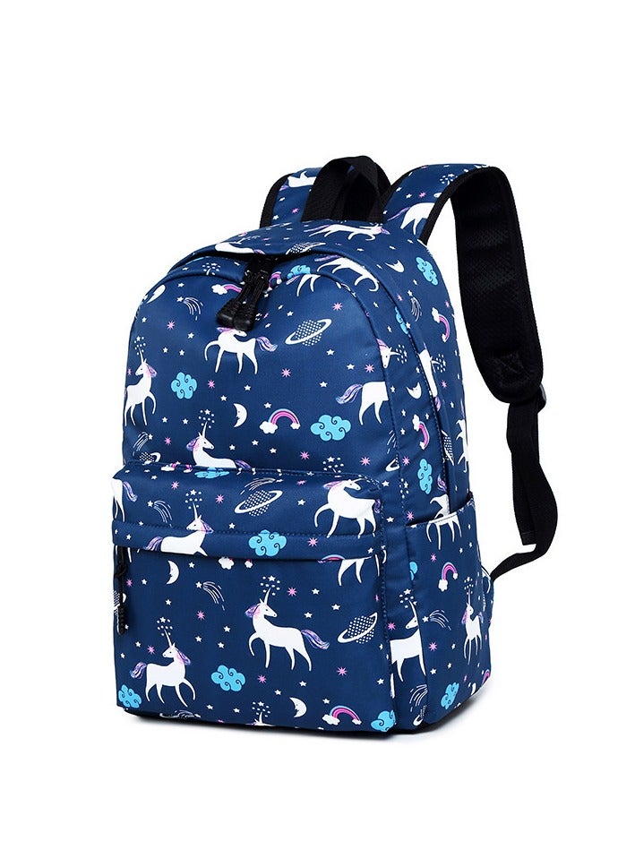 Unicorn Children's Backpack, Messenger Bag, Pencil Case, Three-piece Backpack