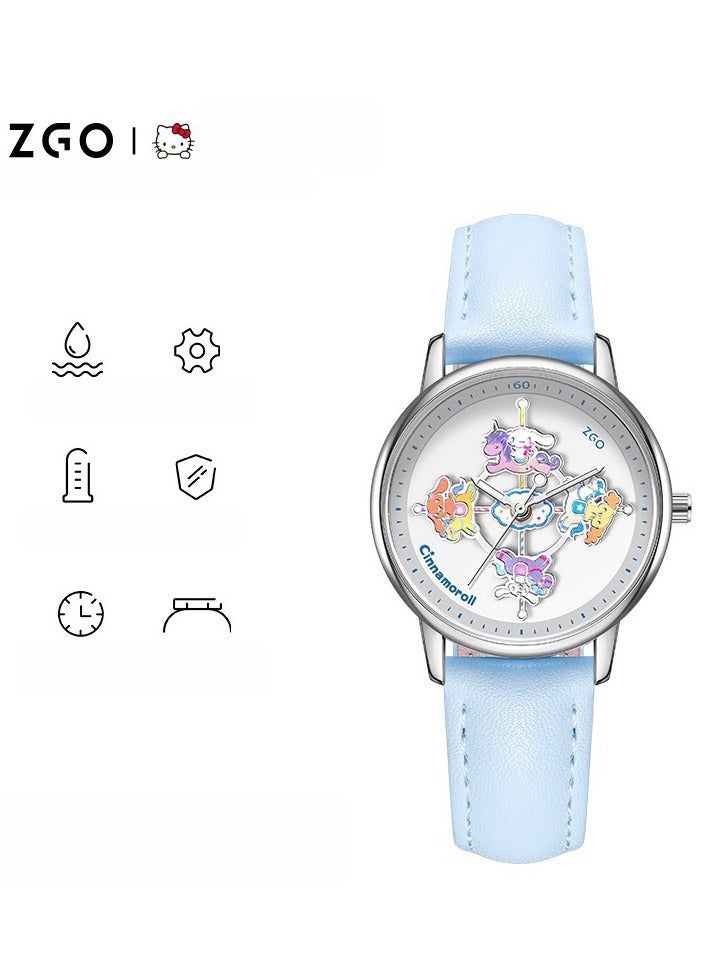 Carousel Watch Quartz Watch Waterproof Creative Gift Watch