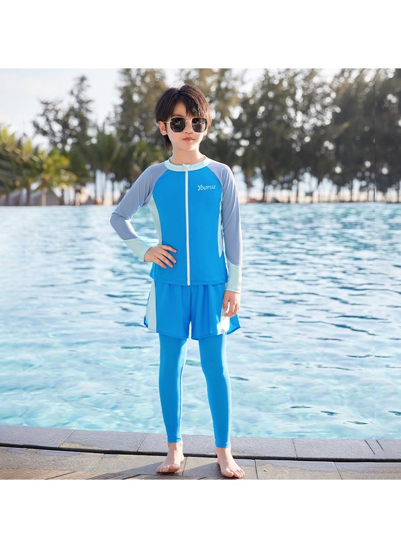 Children's One-Piece Exercise Beach Suit Swimsuit