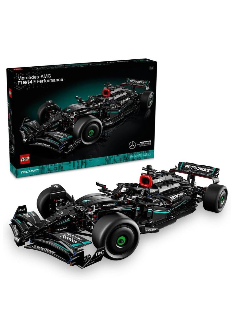 LEGO Technic Mercedes-AMG F1 W14 E Performance Race Car 42171 Building Blocks Toy Car Set (1,642 Pieces)